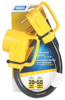 CAMCO Camco Mfg 55183 Rv Electric Adapter 30A to 50A 125V