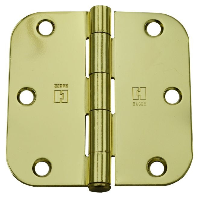 HAGER Hager Hinge RC18423123EA58 Full Mortise Hinge Bright Brass