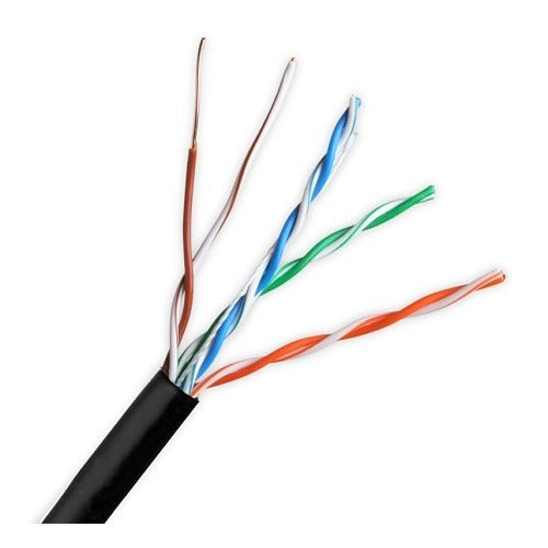 WIREPATH Wirepath NST-CAT5ER-1000-BLK Cat5e Bulk Cable 1000 Ft