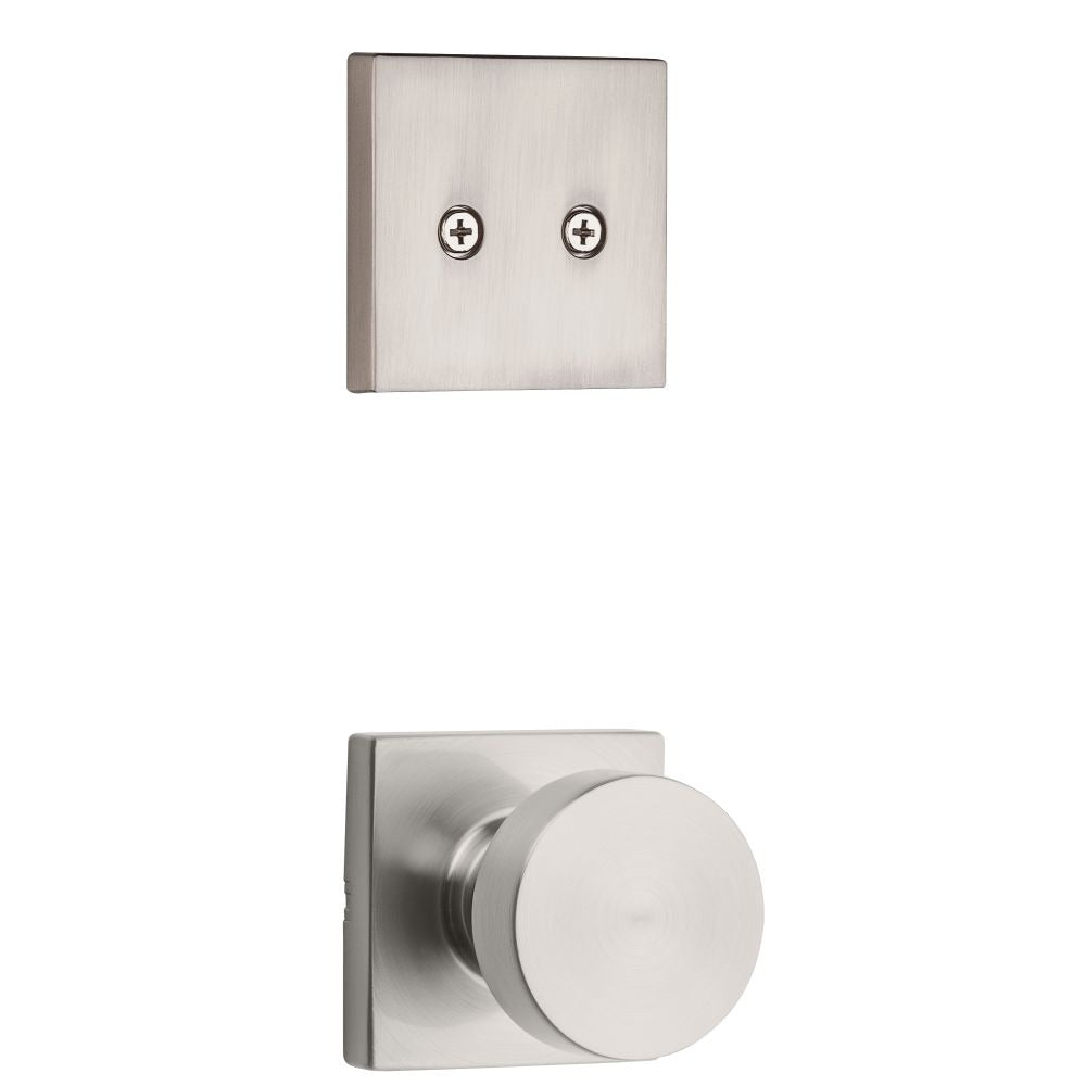 KWIKSET Kwikset 973PSKSQT-15 Dummy Knob Trim Square Rose Satin Nickel