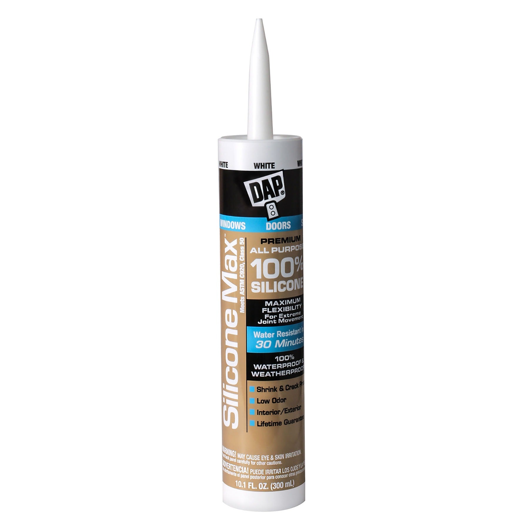 DAP Dap 7079808791 Silicone Max All-Purpose Sealant 10.1 fl oz (1 Pack)