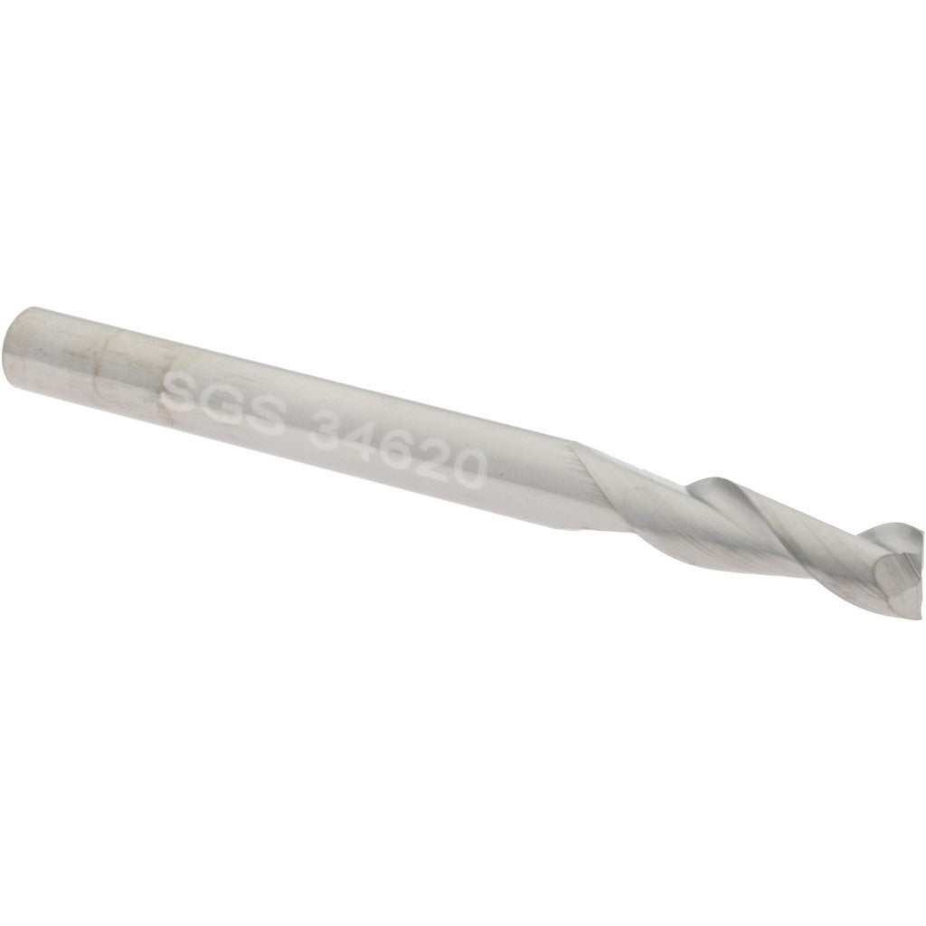 KYOCERA SGS PRECISION TOOLS Sgs 34620 Square End Mill 1/8 in 2 Flute Solid Carbide