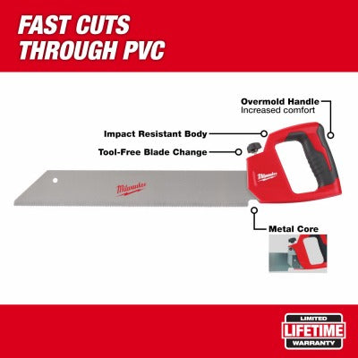 MILWAUKEE Milwaukee 48-22-0218 Pvc Abs Saw 18 Inches