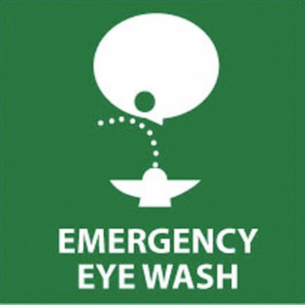 ACCUFORMNMC Accuformnmc MSCS50R Emergency Eye Wash Safety Sign