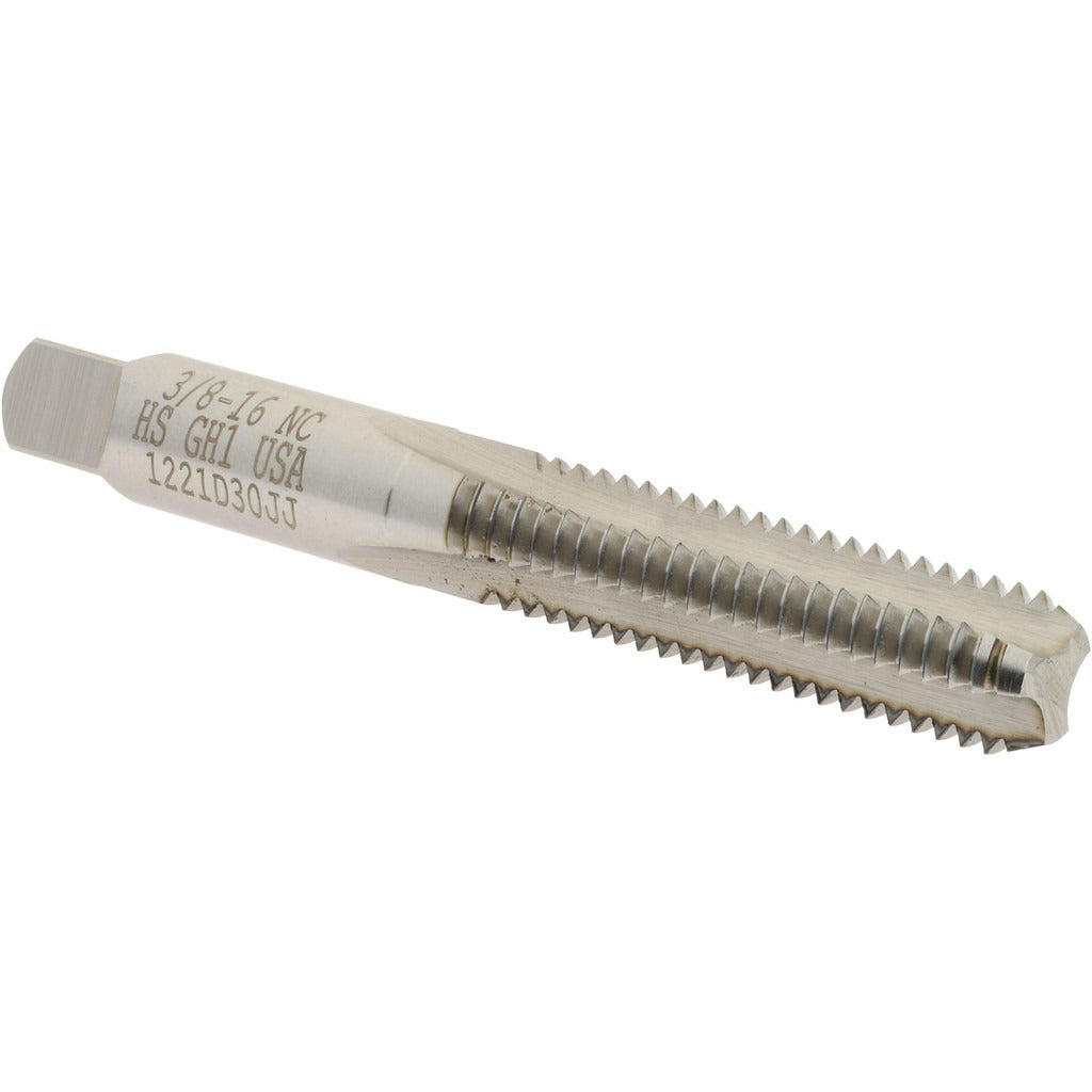 HERTEL Hertel K011090AS Bottoming Hand Tap 3/8-16 Unc Hss
