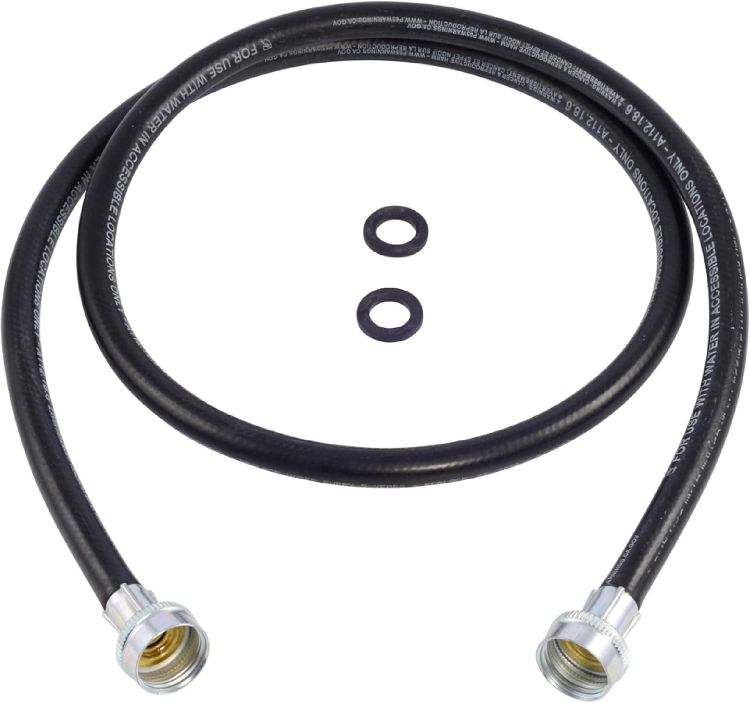 EASTMAN Eastman 60323N Washing Machine Fill Hose 5 ft (3/8 in ID, 3/4 in FHT)