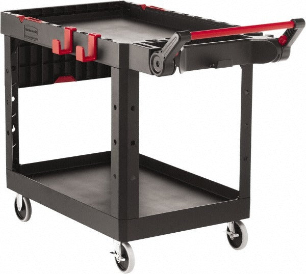 RUBBERMAID Rubbermaid 1997208 Heavy Duty Utility Cart 500 Lb Black