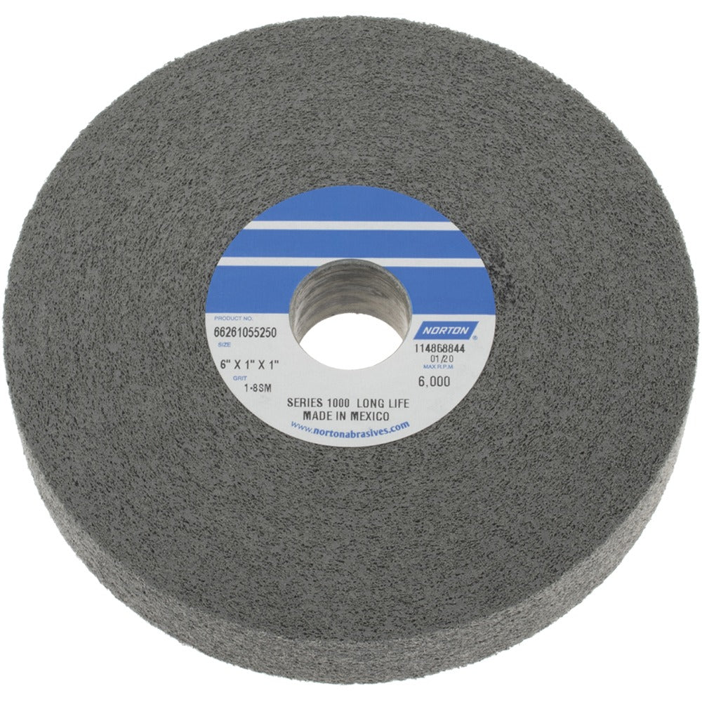 NORTON Norton 66261055250 Deburring Wheel 6 in Silicon Carbide 4500 Rpm
