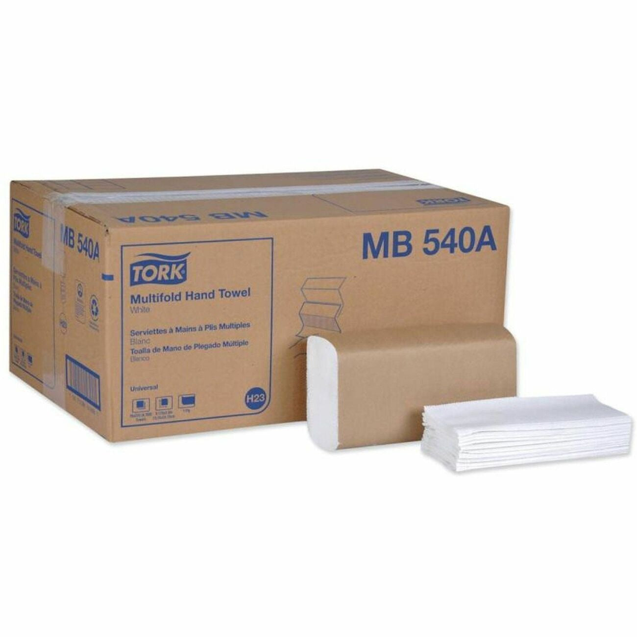 TORK Tork TRKMB540A Multifold Hand Towels 9.13 x 9.50 (250/Pack, 16 Packs/Carton)