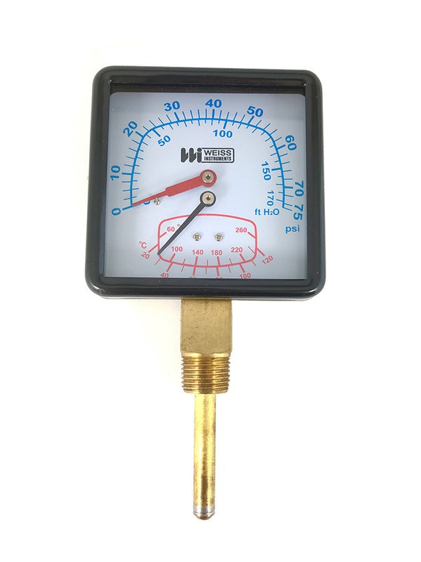 WEISS INSTRUMENTS Weiss Instruments WEISS-CTP40L Tri-O-Meter (2.5 inches/3.5 inches Dial)