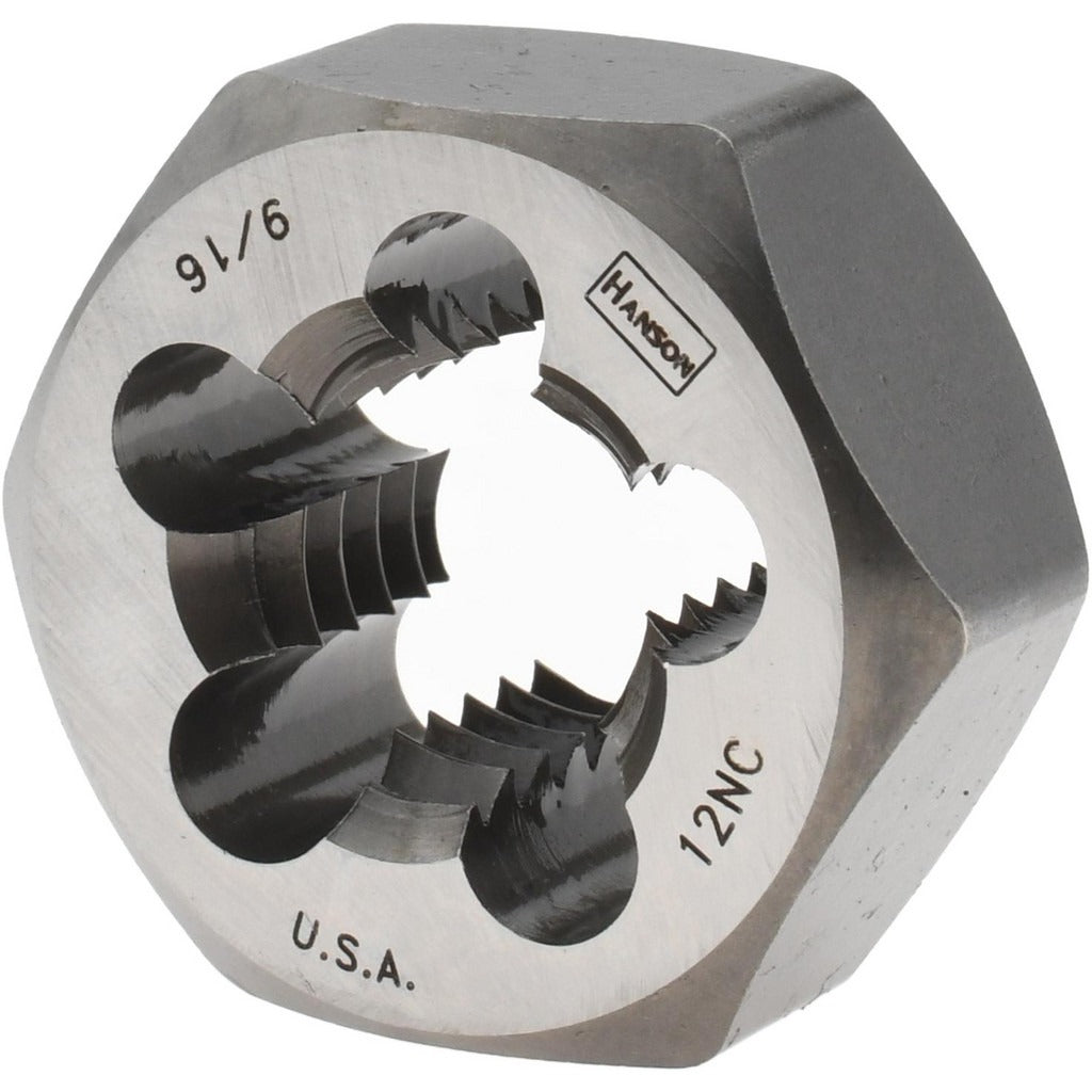 IRWIN Irwin Hanson 7248ZR Hex Rethreading Die 9/16-12 Unc