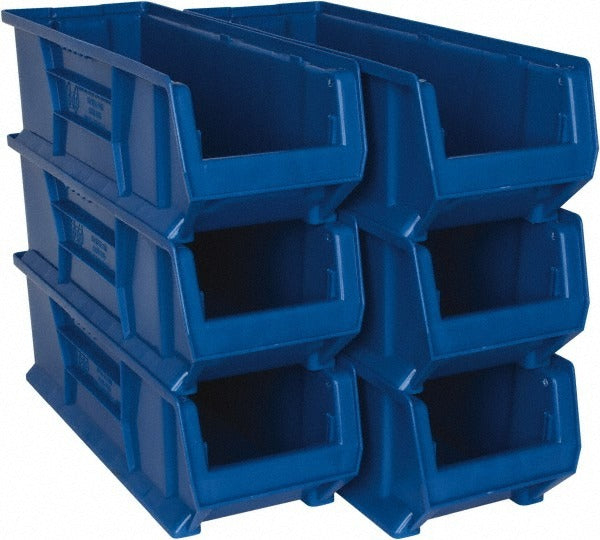 QUANTUM STORAGE SYSTEMS Quantum Storage QUS950BLCS Hopper Stacking Bin Blue 6-pack