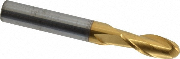 HERTEL Hertel E6249020 Ball End Mill 0.3125 in 2 Flute Carbide Tin