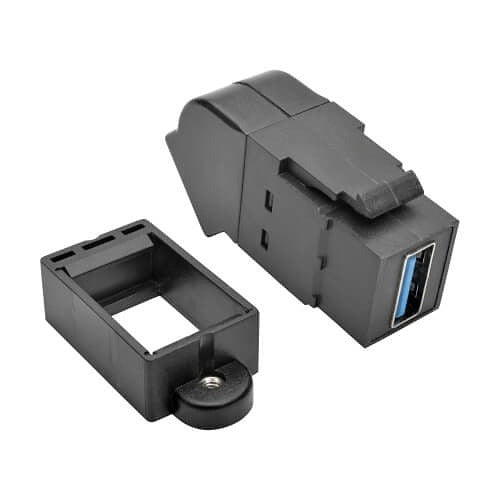 TRIPP LITE Tripp Lite U325-000-KPA-BK Usb 3.0 Keystone Panel Mount