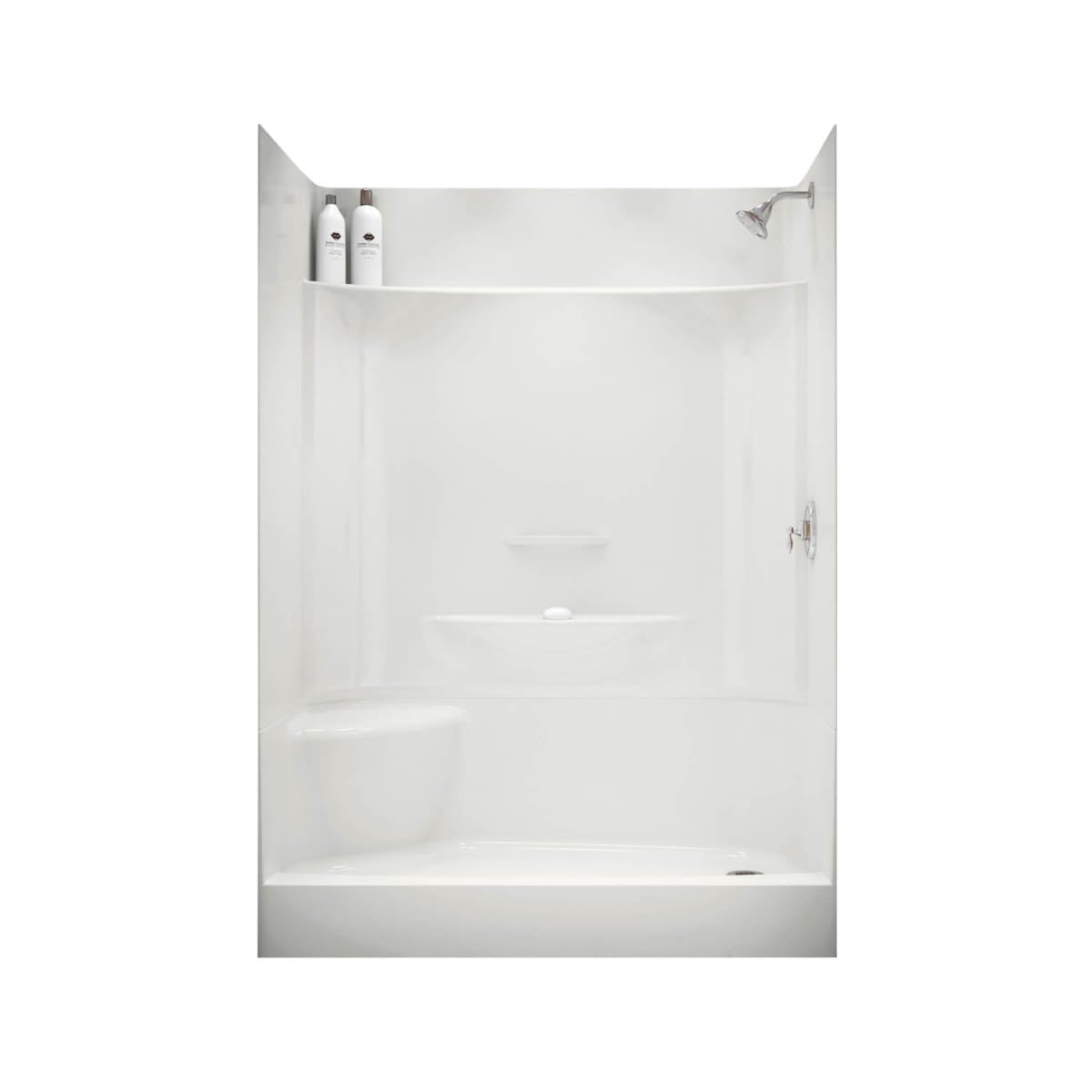 MAAX Maax 145037-000-002-594 Kds 3060 Afr AcrylX alcove right-hand drain four-piece shower (30 inches x 60 inches)
