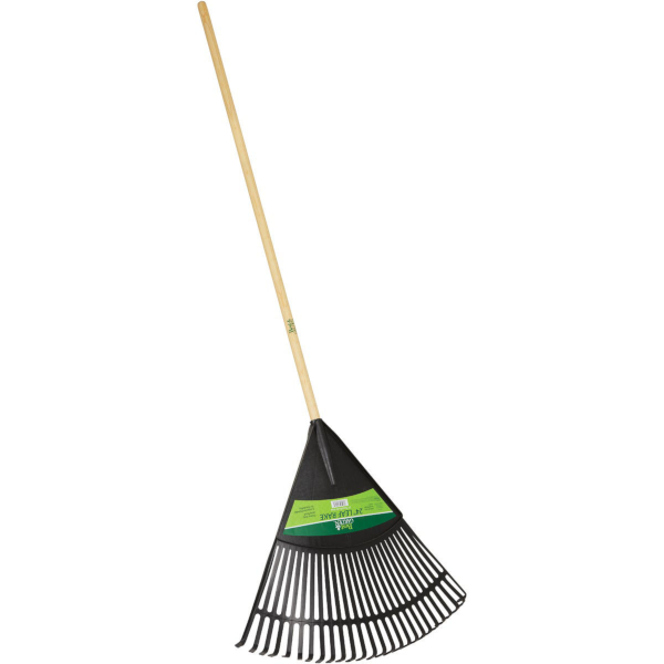 BEST GARDEN Best Garden EP-26-DIB Poly Leaf Rake 24 in Head 48 in Handle 26-Tine