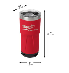 Milwaukee 48-22-8392R 20oz Pack Out Tumbler