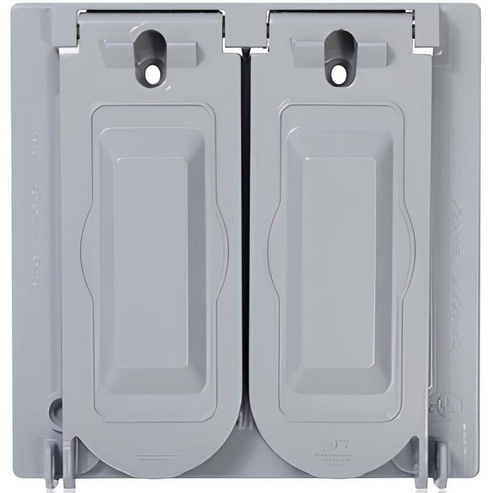 LEVITON Leviton WM2V-GY Device Electrical Box Cover Aluminum