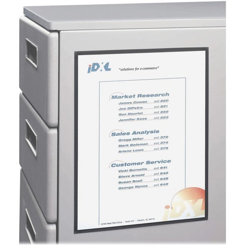 C-LINE C-line CLI37911 Magnetic Document Pocket 8.5x11 2-pack