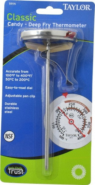 TAYLOR TECHNOLOGIES Taylor 5911N Cooking Thermometer 400F Max Temp