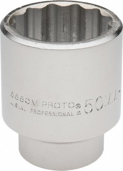 PROTO Proto J5550M 50mm 12-point 3/4 Drive Hand Socket