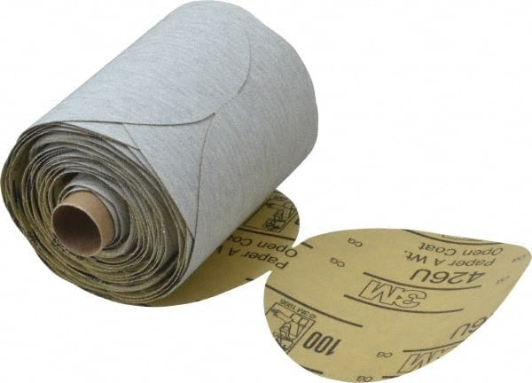 3M 3M 7000119235 Stikit Paper Disc Roll 426U 5 Inch Dia 125 Disc/Roll 7000119235