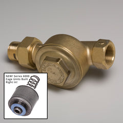 Barnes & Jones 134S-ST-BO/FAILOP B&J 134S-ST - 3/4 Straight Bronze Thermostatic Radiator Super Trap