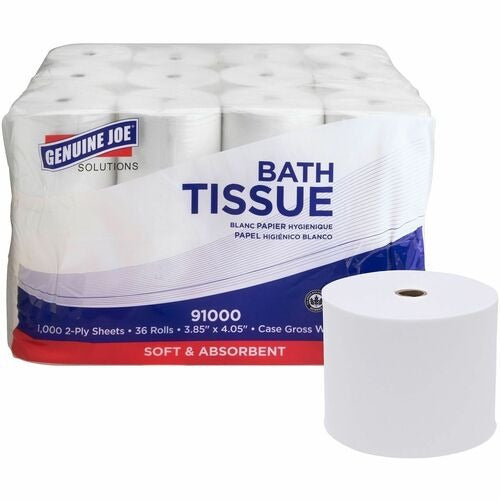 GENUINE JOE Genuine Joe GJO91000 2-ply Bathroom Tissue 36 Rolls
