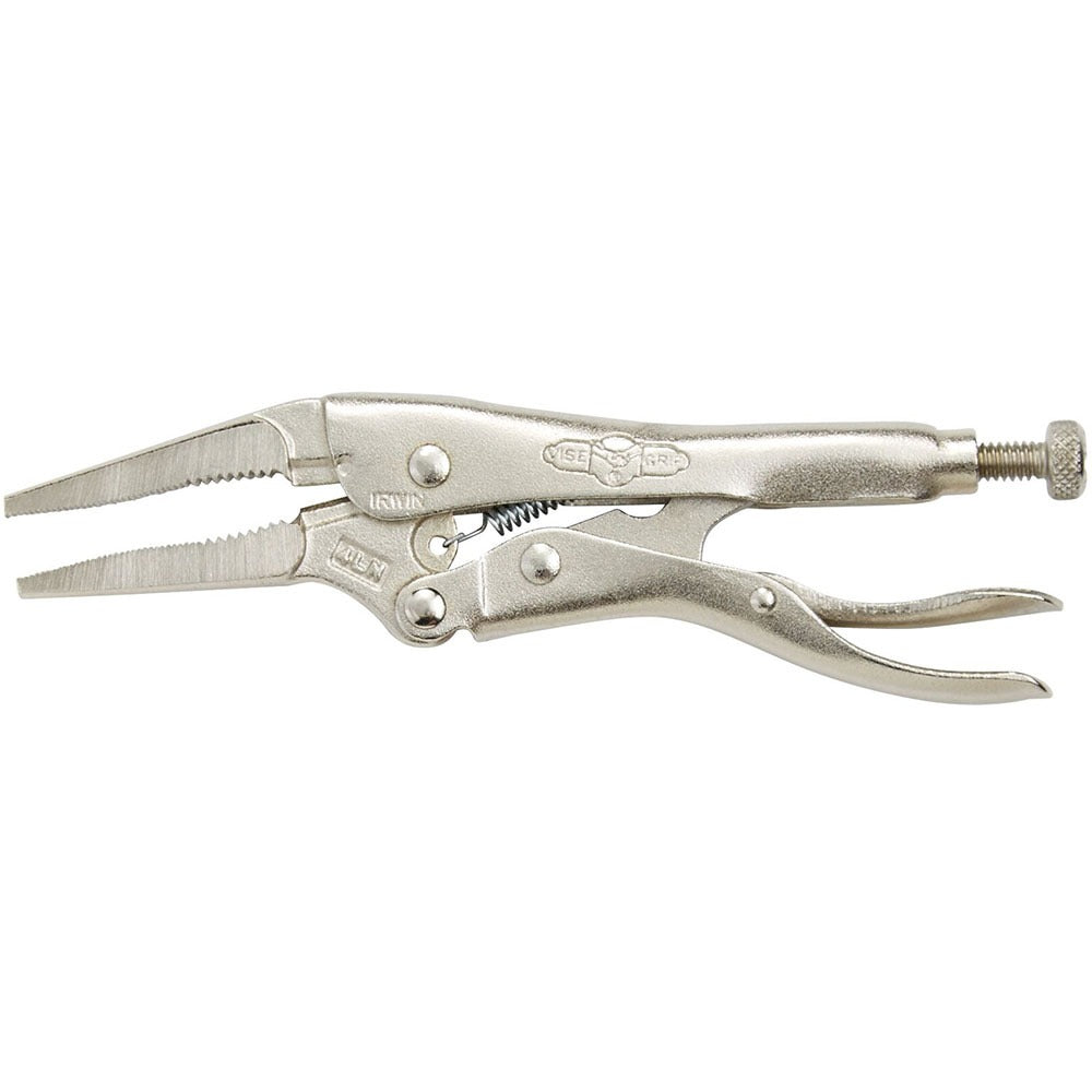IRWIN Irwin 4LN Plain Grip Long Nose Locking Pliers 4 In.