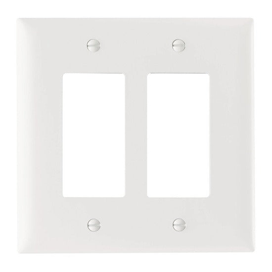 LEGRAND Legrand TPJ262-W Trademaster Junior Jumbo Standard Wallplate 2-Gang (1 Pack)