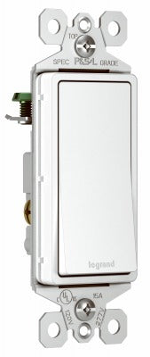LEGRAND Pass Seymour TM873WCC10 3-way Decorator Switch 15A 10-pack