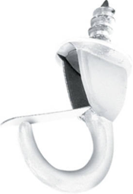HILLMAN Hillman Fasteners 122238 White Safety Hook 7/8 in 4pk
