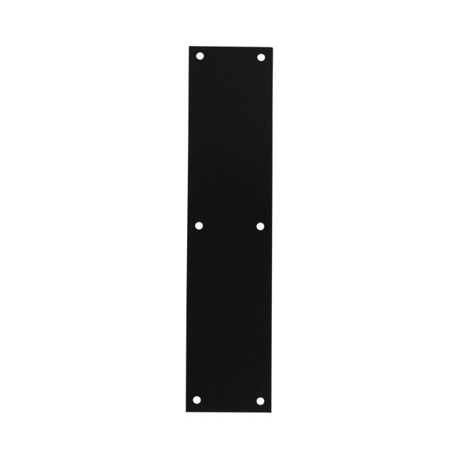 PAMEX Pamex DD091035BL Solid Brass Push Plate Matte Black