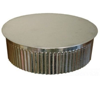 SNAPPY Snappy 65-05 Sheet Metal Cap 5 Galvanized Round Crimped