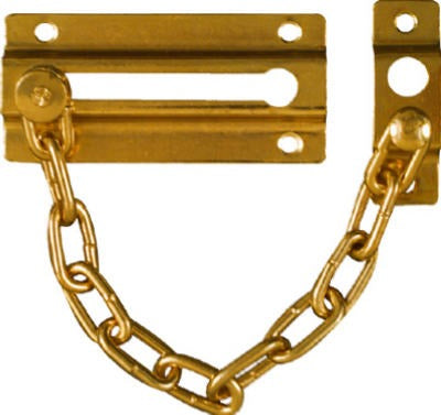 NATIONAL HARDWARE National Mfg N183-590 Brass Door Chain 5 Pack