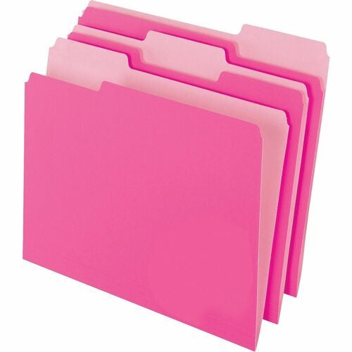 PENDAFLEX Pendaflex PFX15213PIN Two-tone File Folders Letter 100pk