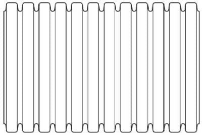 ADVANCED DRAINAGE SYSTEMS Advanced Drainage Systems 4540010 Solid Drain Tube 4x10