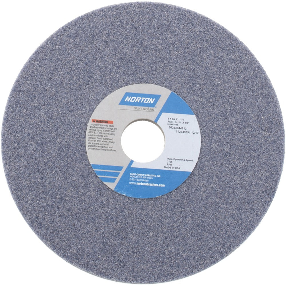 NORTON Norton 66253044213 Surface Grinding Wheel 8in 46 Grit