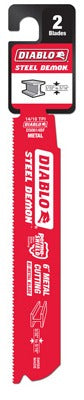 DIABLO Freud DS0614BF2 Bi-metal Recip Blade 6 in 14/18 Tpi 2 Pack