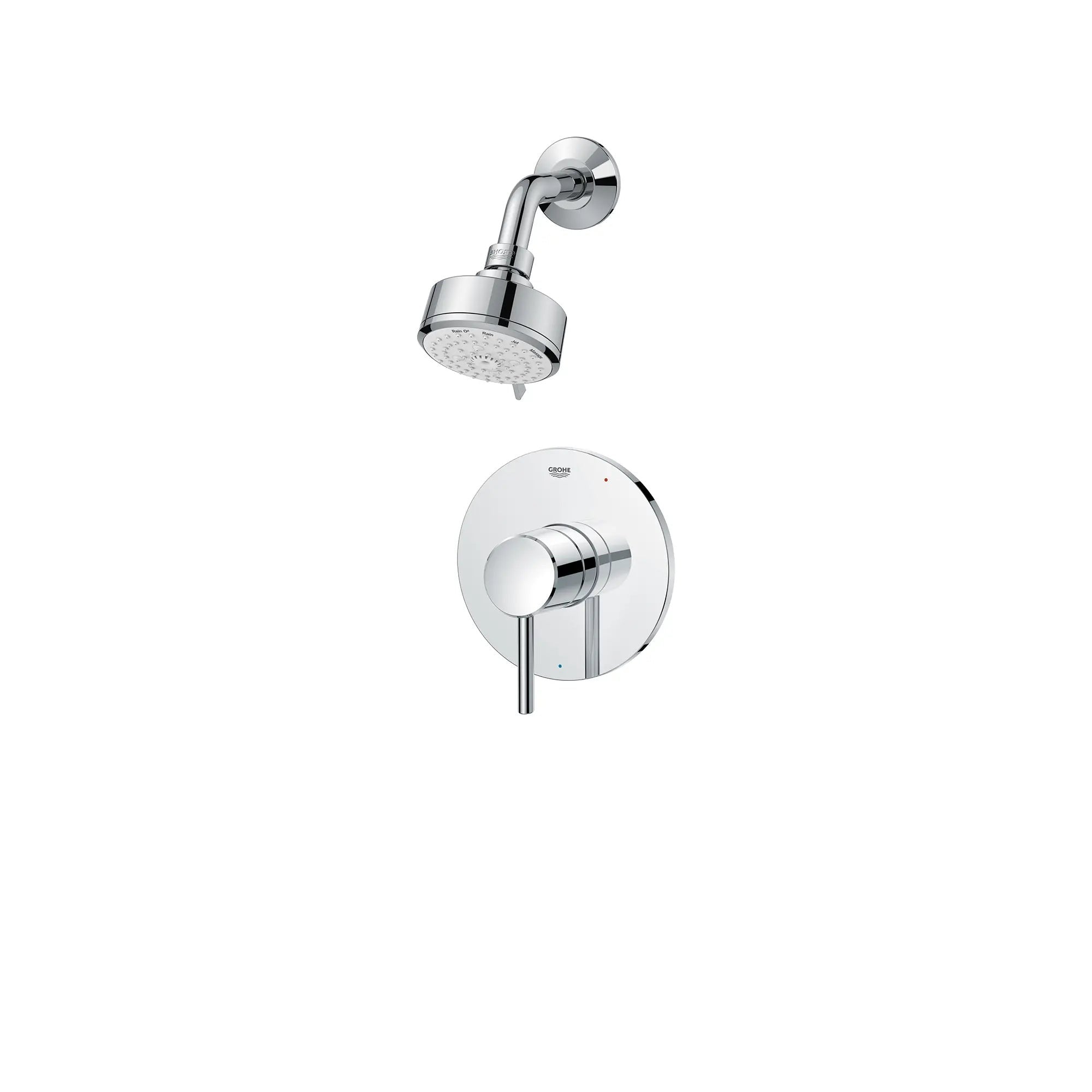 GROHE Grohe 1024950000 Concetto Pressure Balance Valve Shower Only 4-Spray 4-In
