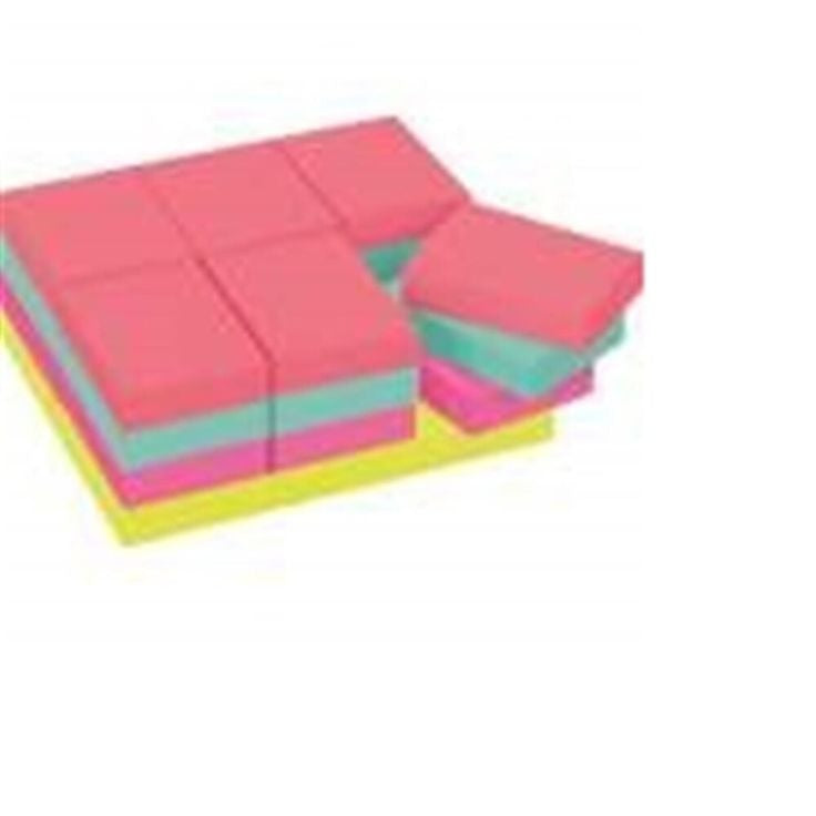 3M 3M MMM65324ANVAD Sticky note Cape Town collection (1.50 x 2 in. value pack) MMM65324ANVAD