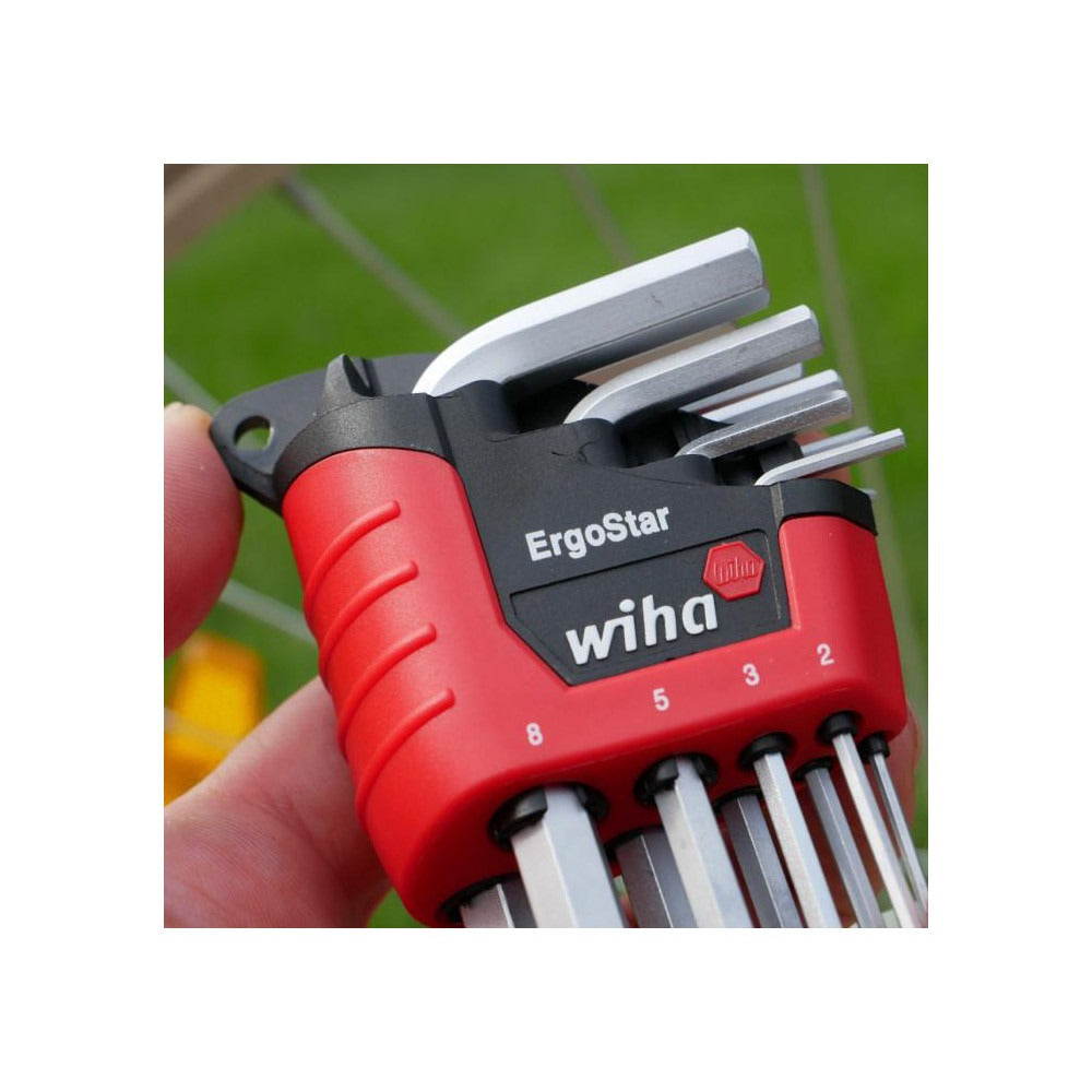 WIHA Wiha 66990 Ball End Hex Key Set 1.5-10mm 9 Piece
