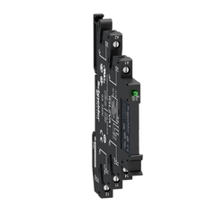 Schneider Electric RSL1PVBU Square D 24 VAC/VDC 6 Amp 1NO 1NC Din Rail/Socket Mount Slim Interface Relay