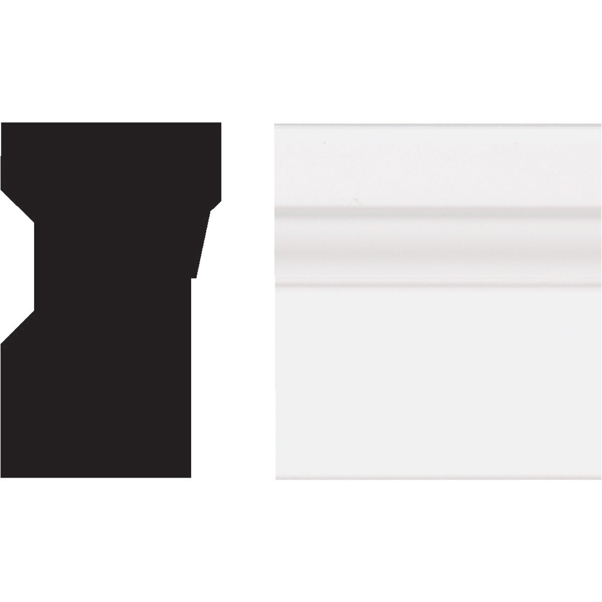 NAPCO Royal 5495911 Pvc Brick Mold White 8 Inch
