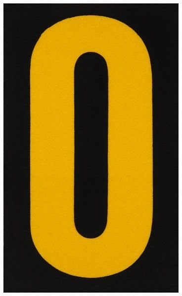STRANCO Stranco RUM5PK-200-O Letter O Reflective Label 5 Pack