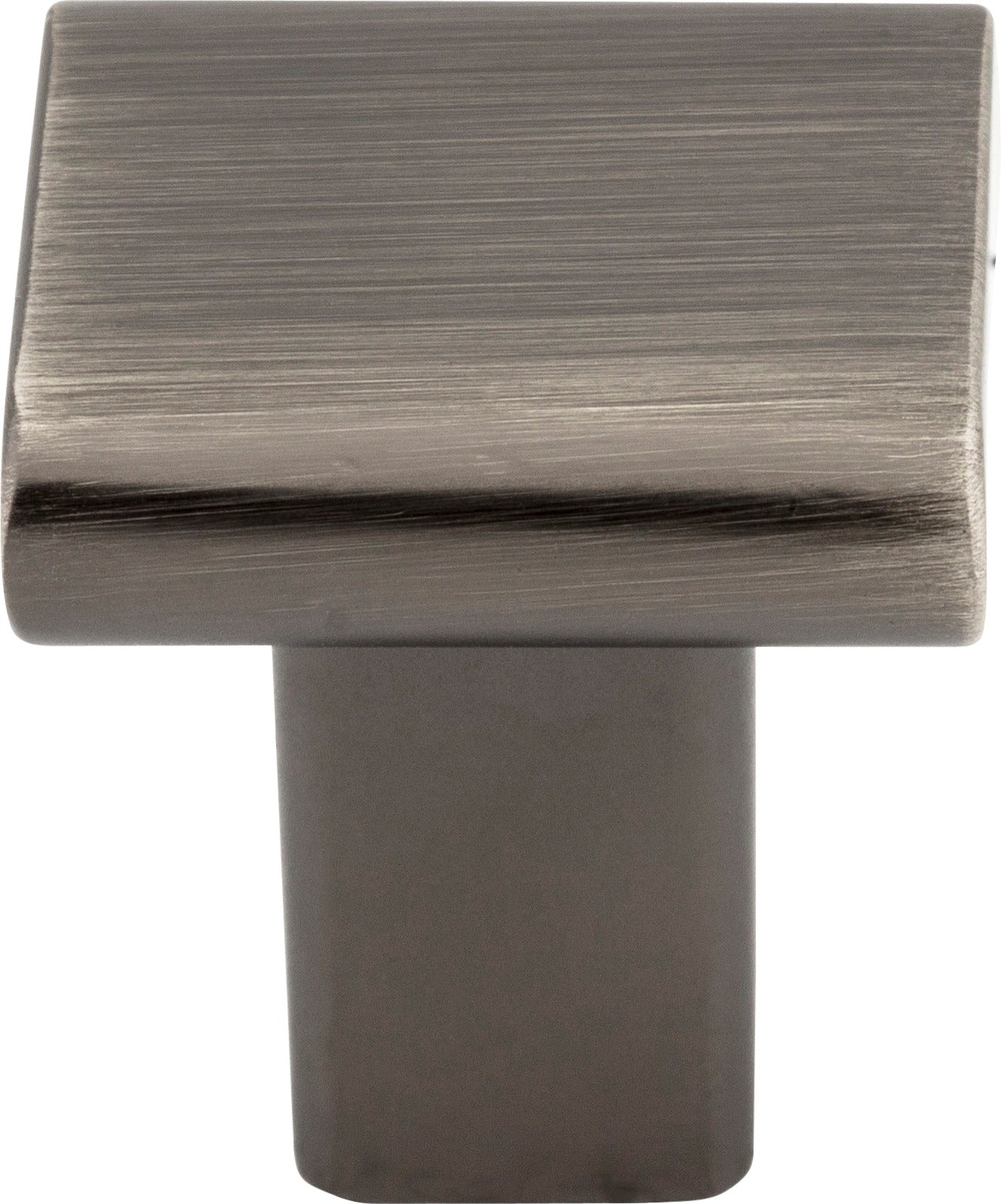 ELEMENTS Elements 183BNBDL Square Cabinet Knob Brushed Pewter