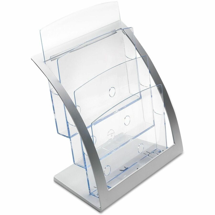 DEFLECTO Deflecto DEF693745 Contemporary Literature Holder 11.25 in x 6.94 in x 13.31 in 1 Pack