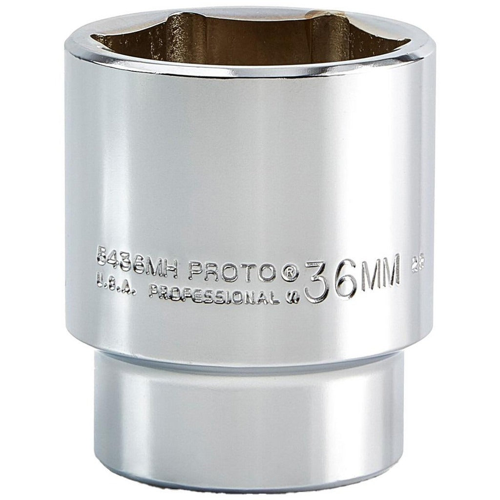 PROTO Proto J5436MH 36mm 6-point 1/2 Drive Hand Socket