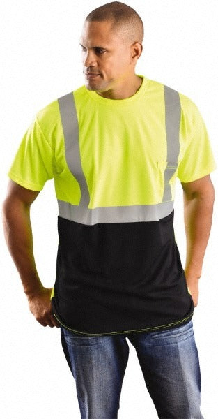 OCCUNOMIX Occunomix LUX-SSETPBK-Y4X Hi-vis Work Shirt 4XL Yellow