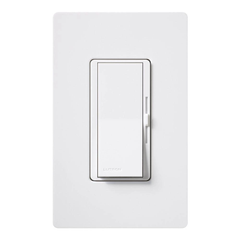 Lutron DVFSQ-F-WH 120 VAC White 3-Speed 1-Pole/3-Way Preset Fan Control Dimmer